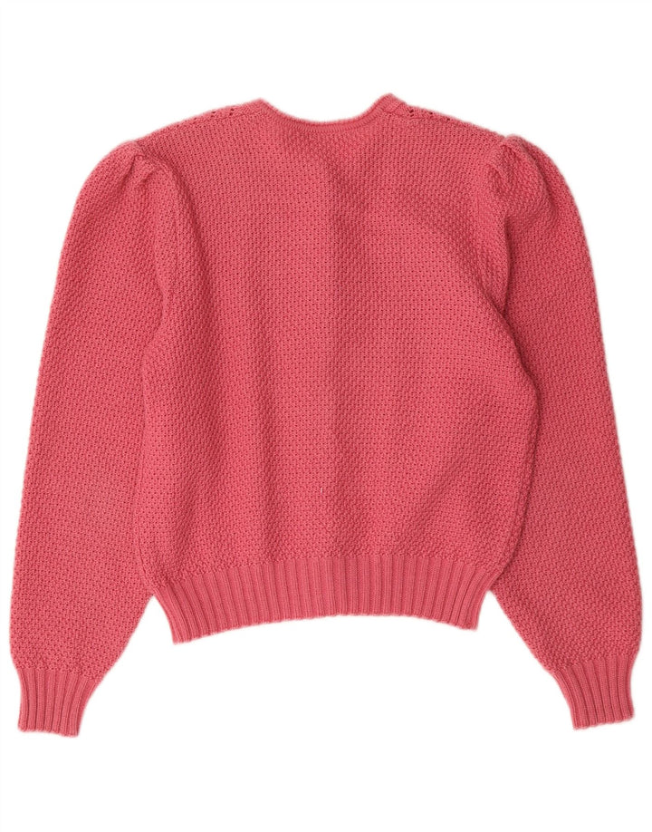 Maglione cardigan da donna Geyer IT 42 Lana rosa medio