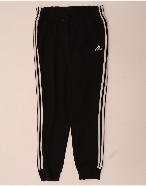Pantaloni da tuta da donna Adidas Joggers UK 16/18 Large Nero Cotone