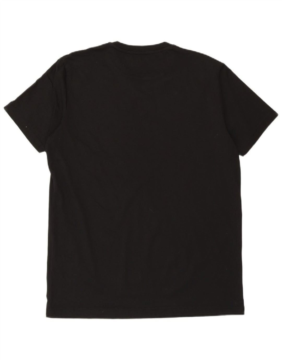 T-shirt grafica da uomo DIESEL Top grande in cotone nero