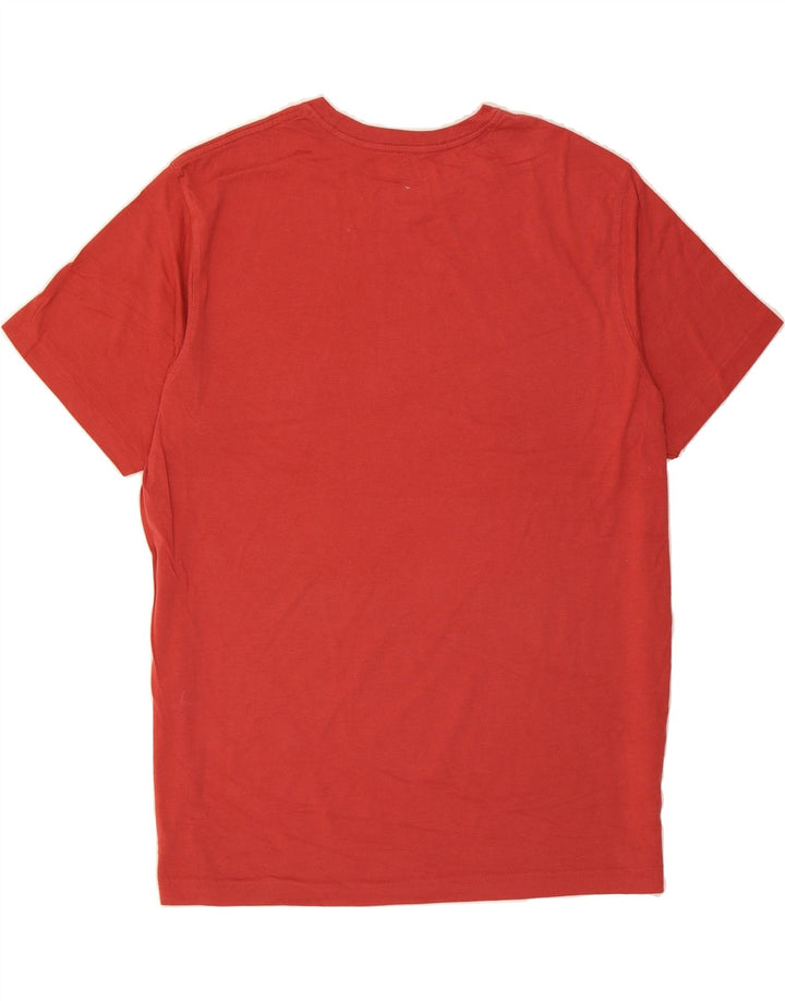 EDDIE BAUER Mens T-Shirt Top XL Red Cotton Vintage Eddie Bauer and Second-Hand Eddie Bauer from Messina Hembry 