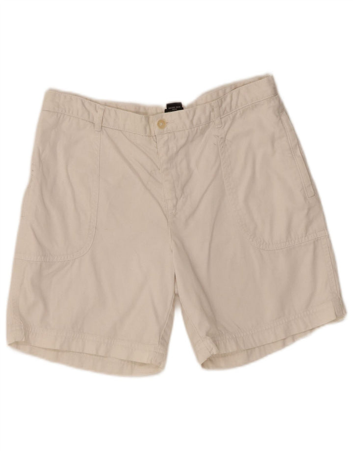 Pantaloncini chino da donna Calvin Klein US 6 medi W28 cotone bianco sporco