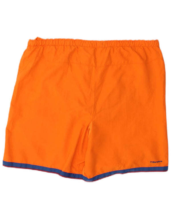 Pantaloncini sportivi Nike Barcelona Graphic Sport da uomo UK 31/33 Poliestere arancione medio
