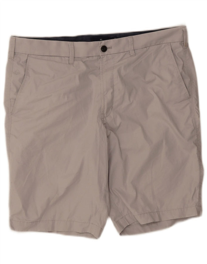 Pantaloncini chino da uomo Marks & Spencer blu Harbour W36 grandi cotone grigio