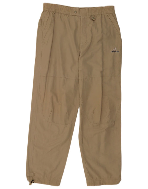 Pantaloni chino da uomo Adidas Joggers medi W30 L29 cotone beige