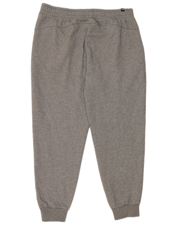 Pantaloni da tuta da donna Puma Joggers UK 18 XL Cotone grigio
