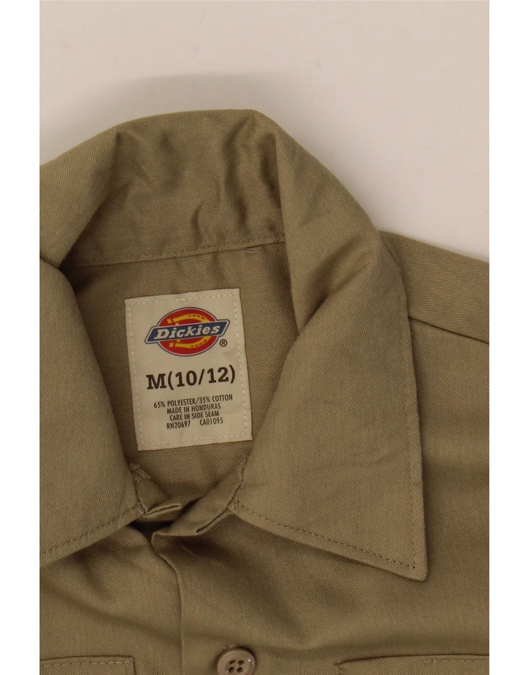 Maglietta DICKIES per ragazzi 10-11 anni, poliestere kaki medio