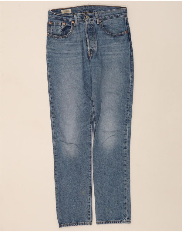 Jeans dritti Levi's 501 da donna W26 L30 cotone blu