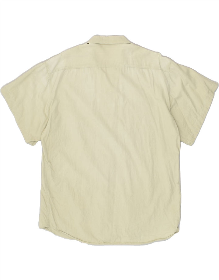 CARRERA Mens Short Sleeve Shirt XL Grey Cotton | Vintage Carrera | Thrift | Second-Hand Carrera | Used Clothing | Messina Hembry 