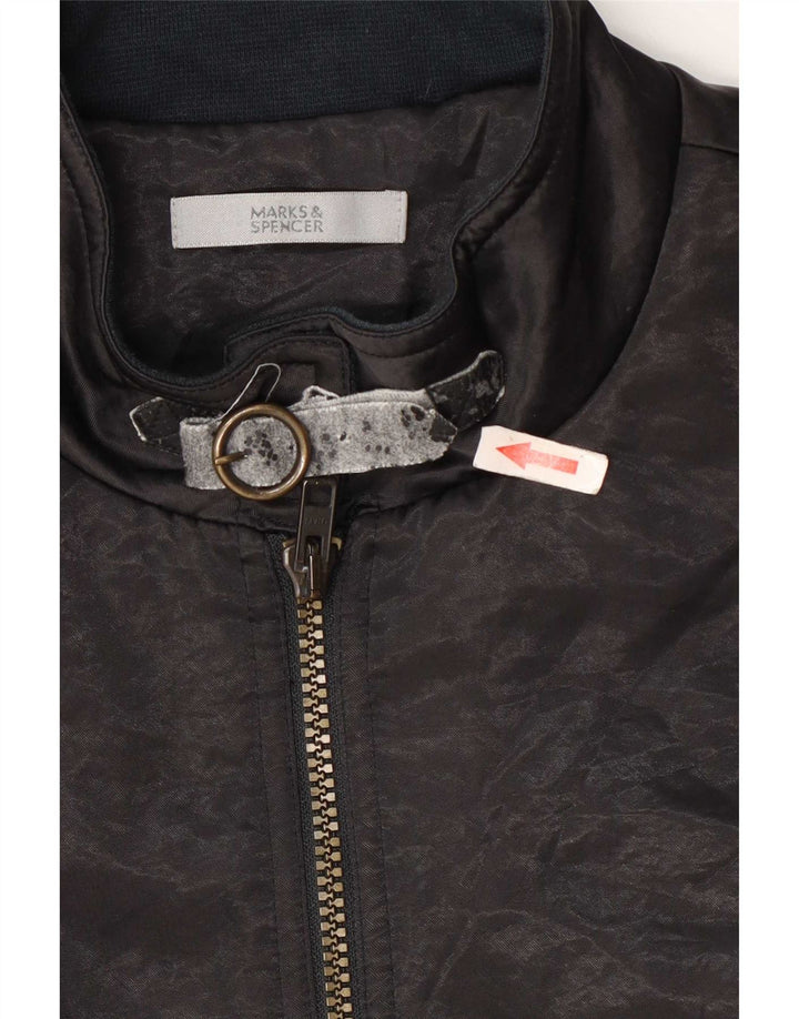 Giubbotto bomber da donna Marks & Spencer UK 12 Medium Black Colourblock