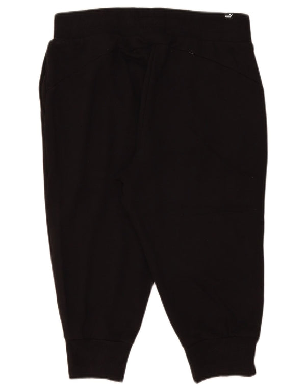 Pantaloni da tuta da donna Puma Capri Joggers UK 14 Medium Black Cotton