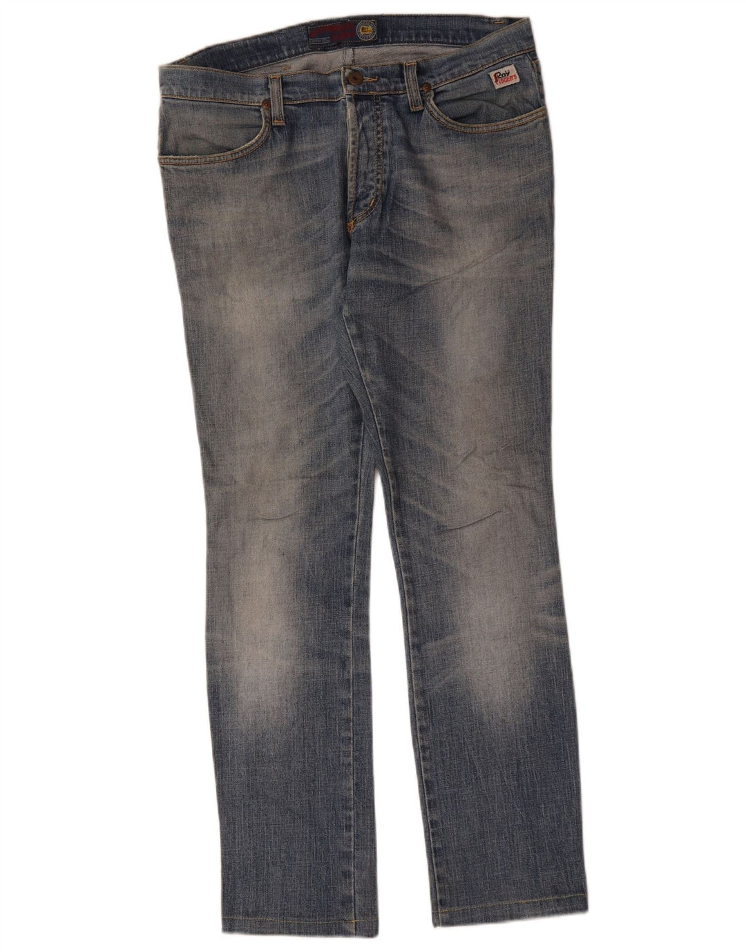 Jeans slim da donna Roy Rogers W34 L30 cotone blu