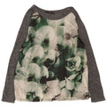 Camicetta da donna Zara Top UK 16 grande grigio floreale
