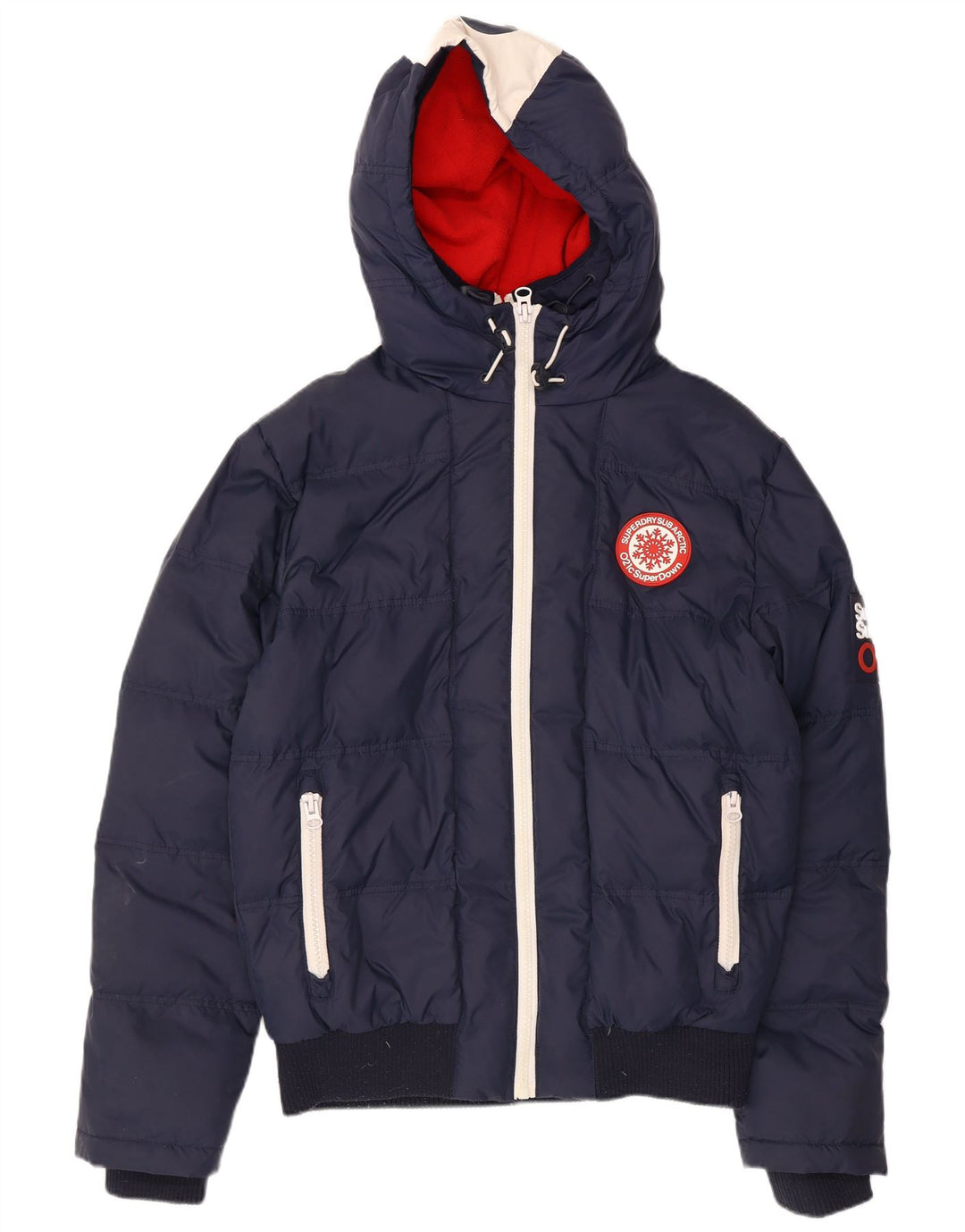 Giacca imbottita con grafica SubArctic da uomo Superdry UK 40 Large Blu Navy