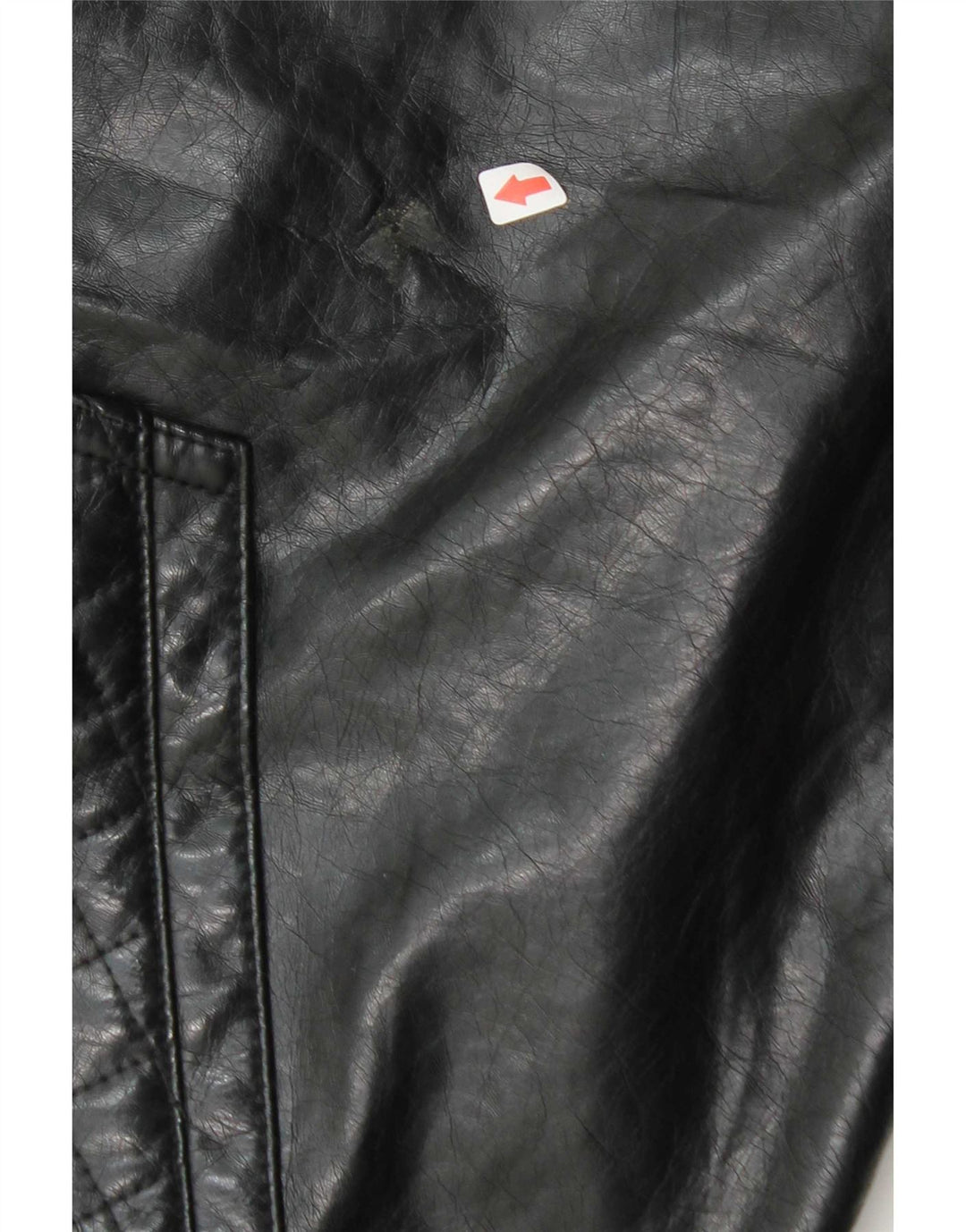 Giubbotto bomber da uomo in ecopelle con cappuccio Ecko Unltd UK 38 medio nero
