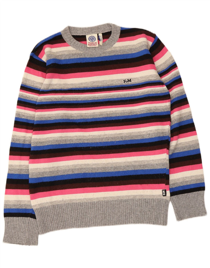 Maglione maglione girocollo da uomo Franklin Marshall medio multicolore