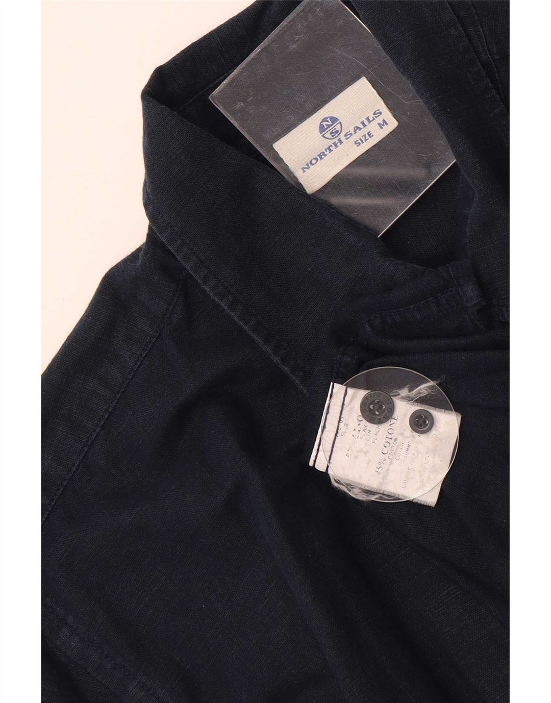 Camicia da uomo North Sails in cotone blu navy medio