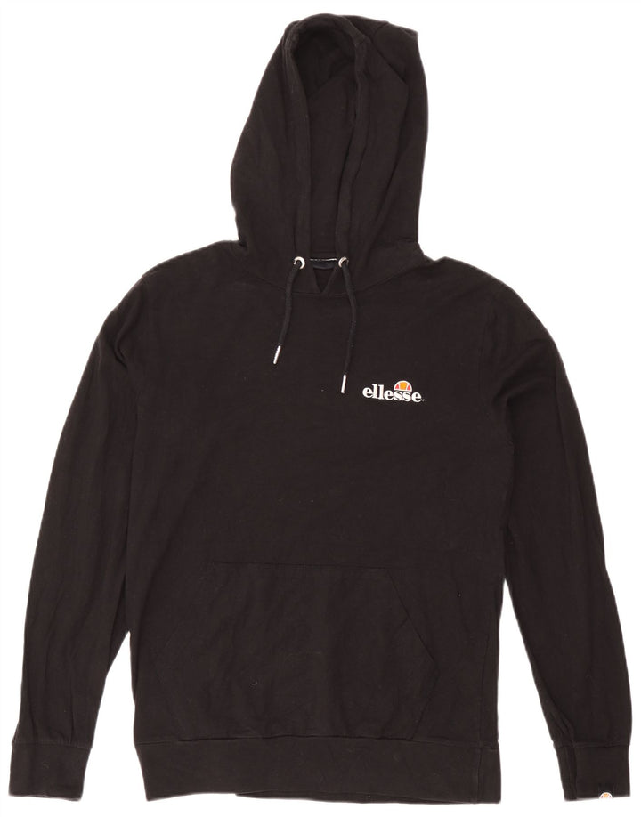 Felpa con cappuccio da uomo Ellesse, cotone nero medio