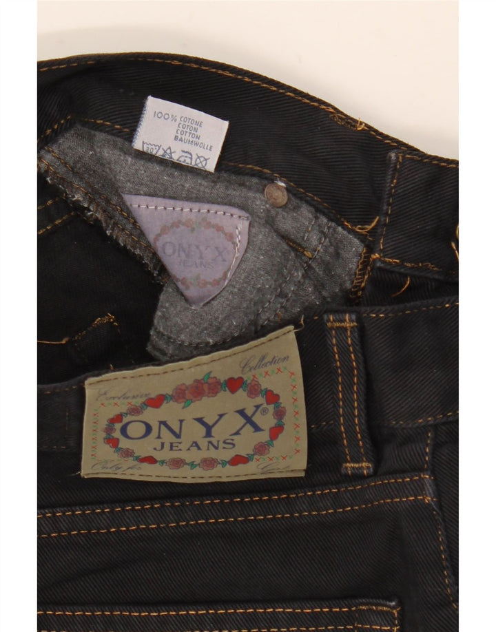 Jeans affusolati da donna ONYX W29 L28 cotone nero