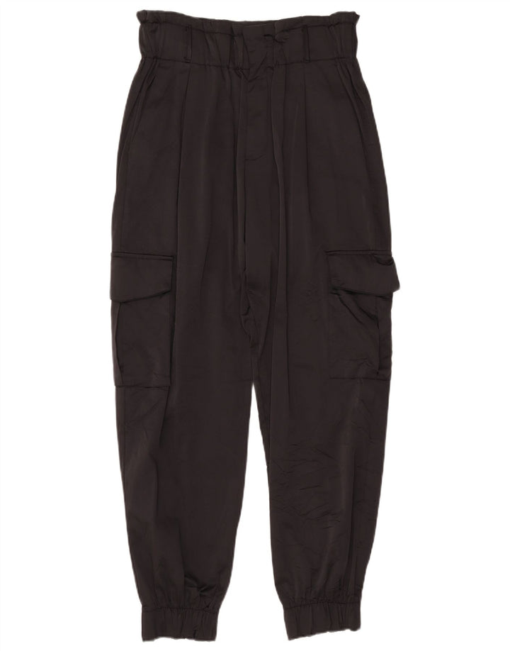 Pantaloni cargo da jogging da donna Zara medi W28 L26 neri