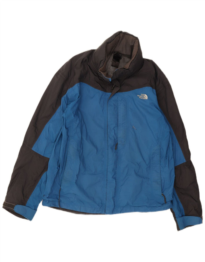 Giacca antipioggia da uomo The North Face UK 38 Colorblock blu medio