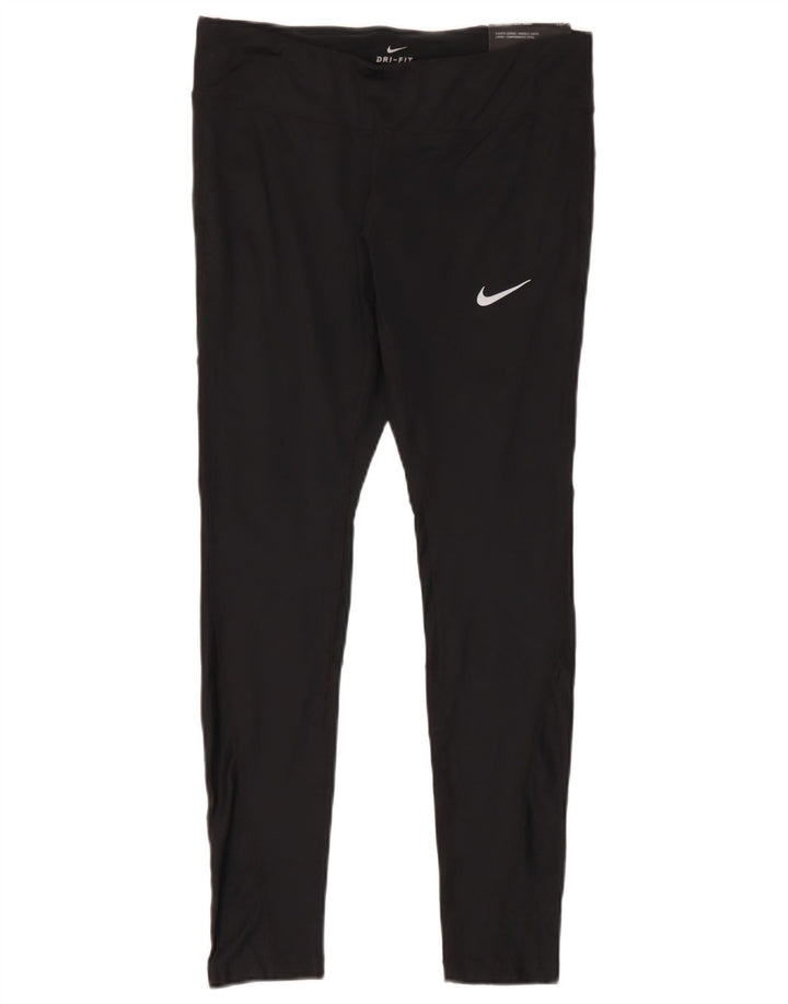 Leggings Nike Dri Fit da donna UK 14 grande poliestere nero