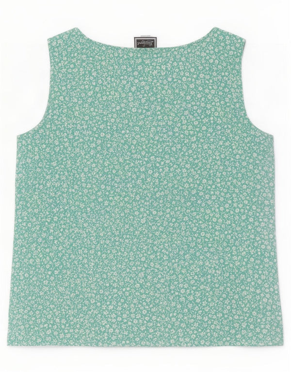 Camicetta senza maniche da donna Luisa Spagnoli Top UK 10 Small Blue Floral
