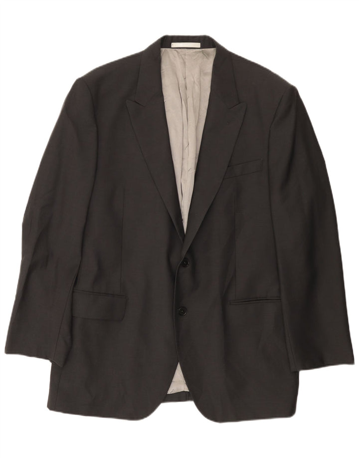Giacca blazer a 2 bottoni da uomo Ferre Ittierre IT 60 5XL lana grigia