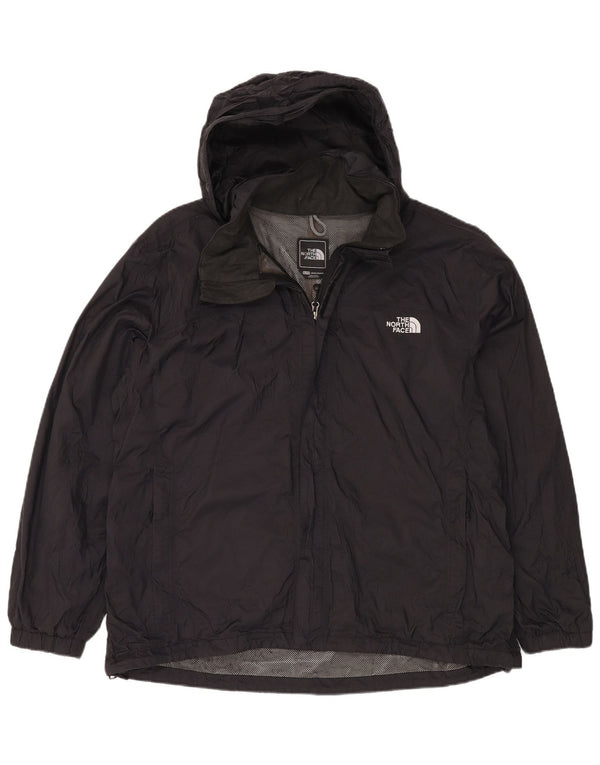 THE NORTH FACE Giacca antipioggia da uomo con cappuccio UK 42 XL Nylon nero