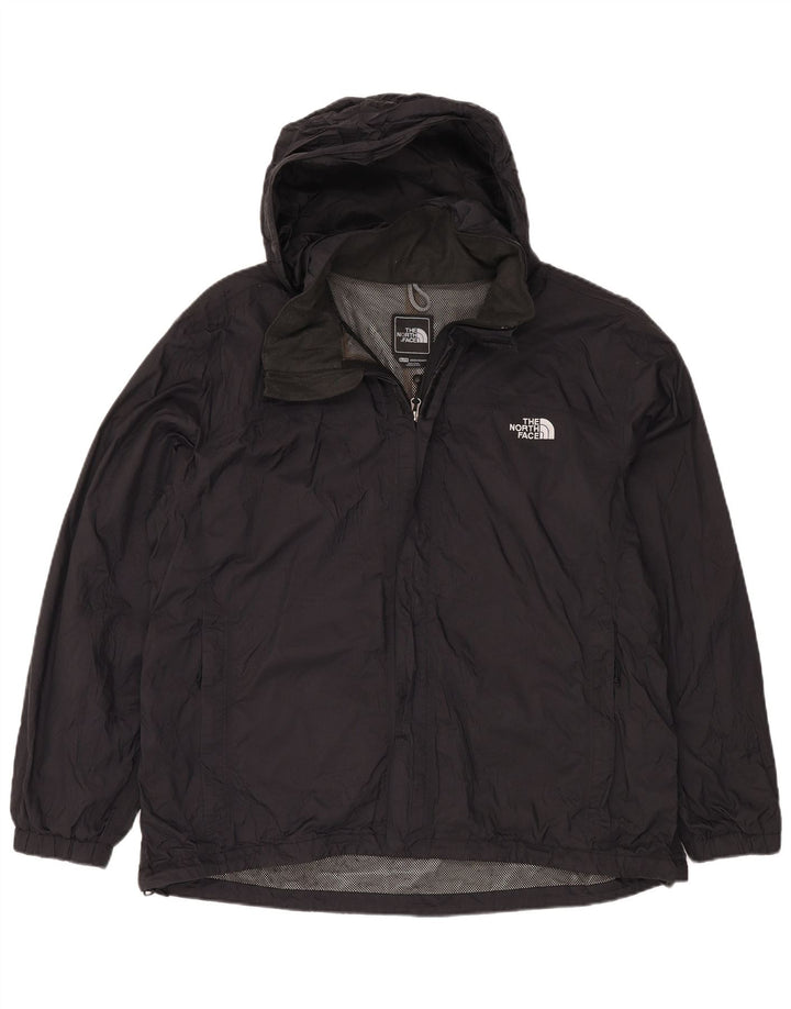 THE NORTH FACE Giacca antipioggia da uomo con cappuccio UK 42 XL Nylon nero