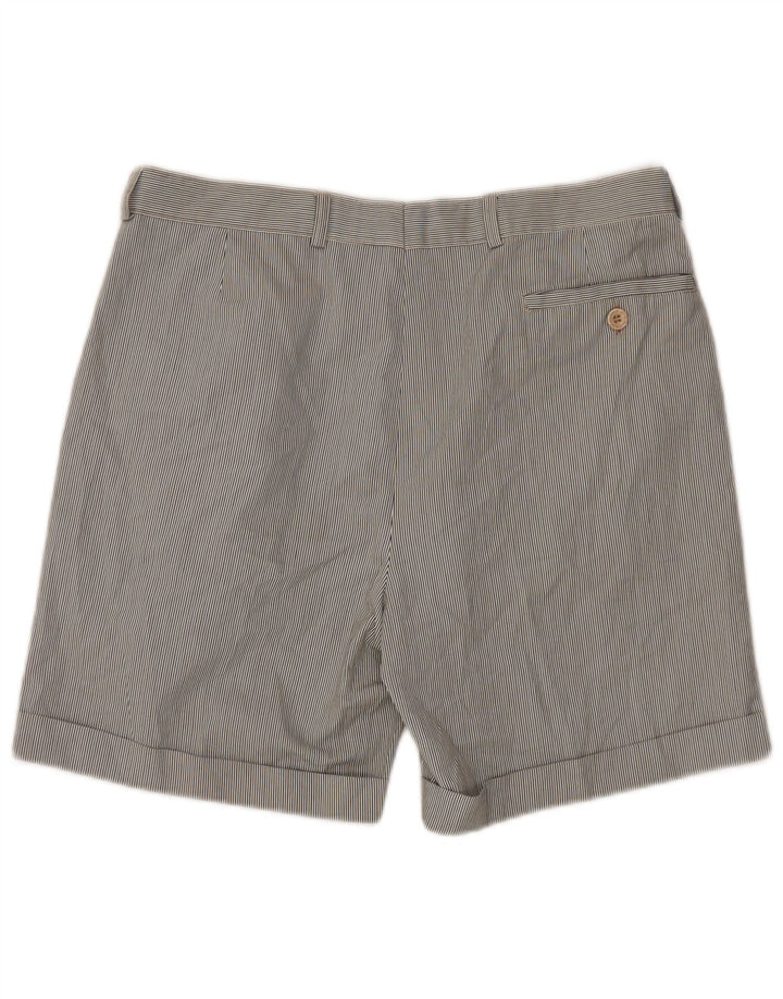 Pantaloncini chino con pegging da uomo VINTAGE IT 52 XL W34 Gessato multicolore