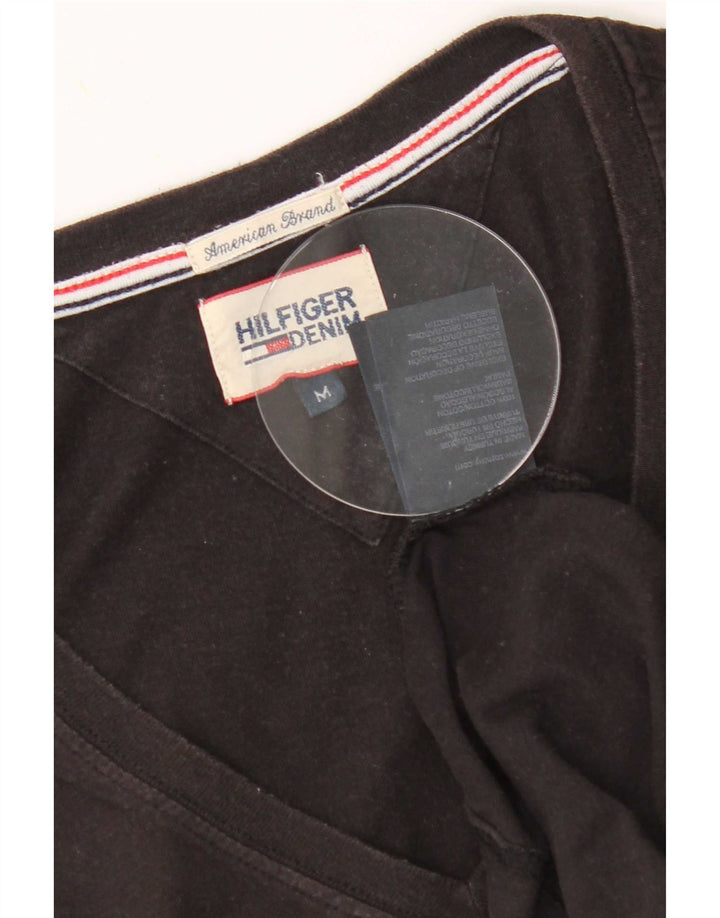 T-shirt da uomo Tommy Hilfiger Top in cotone nero medio