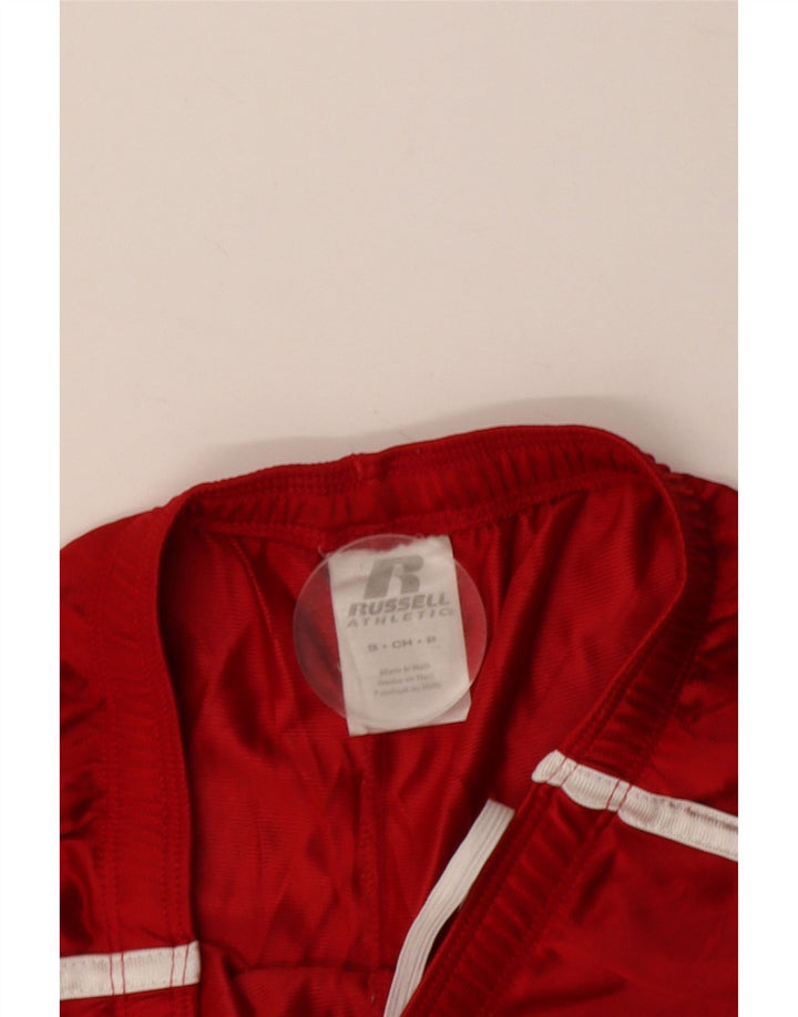 Pantaloncini sportivi da donna Russell Athletic UK 10 piccoli poliestere rosso