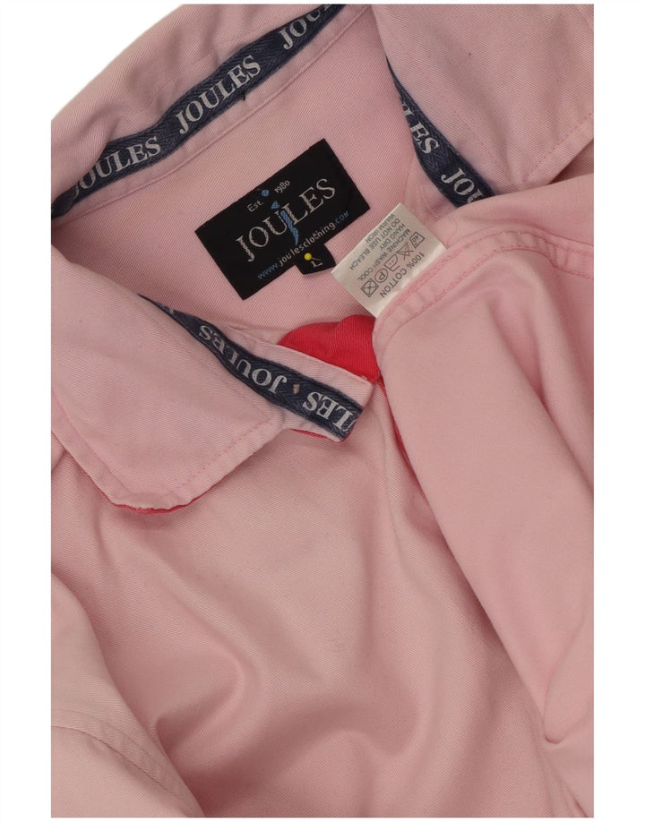 Camicia pullover da uomo Joules grande in cotone rosa