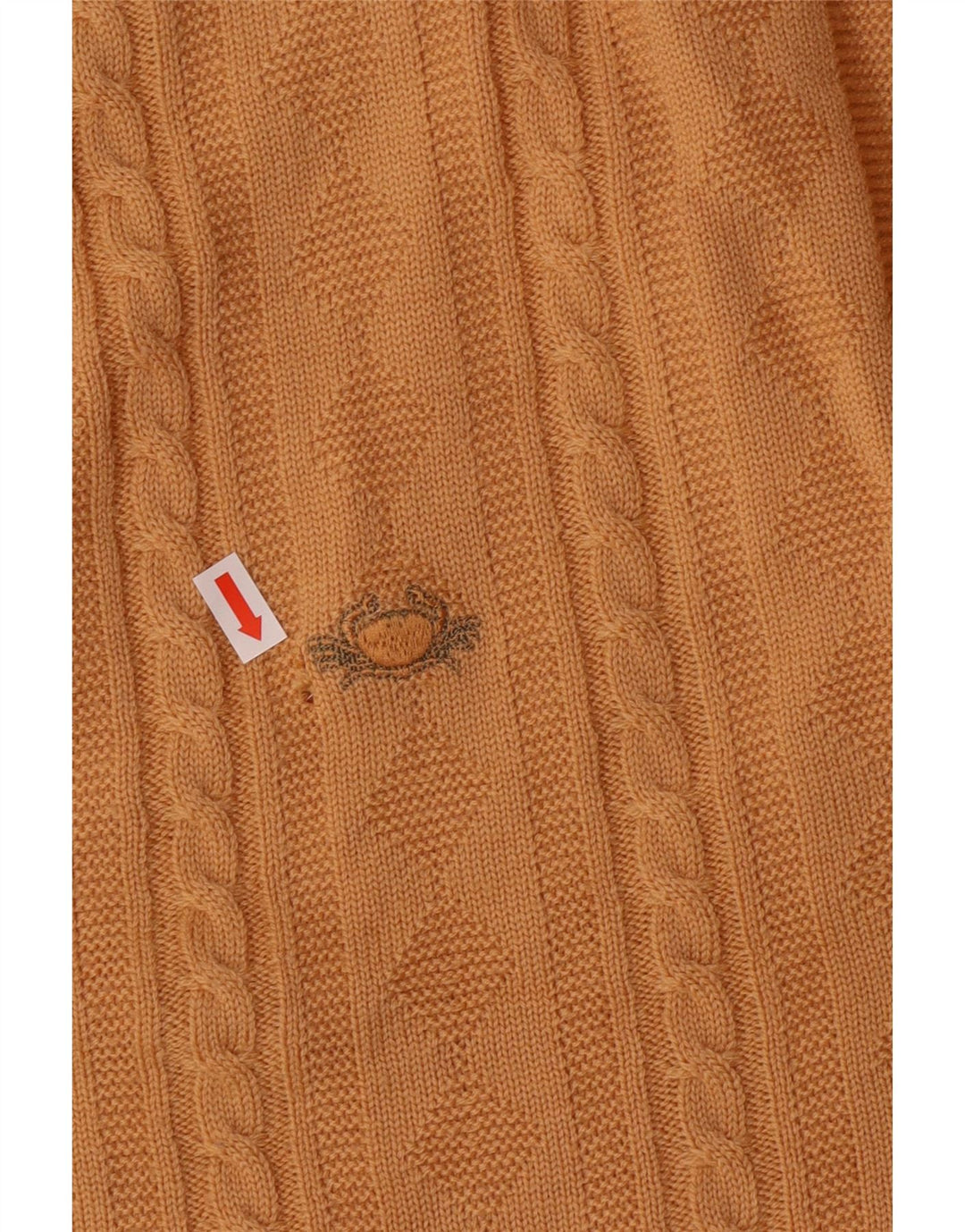 IL GRANCHIO Maglione Cardigan Uomo Grande Giallo Lana Vergine Classico