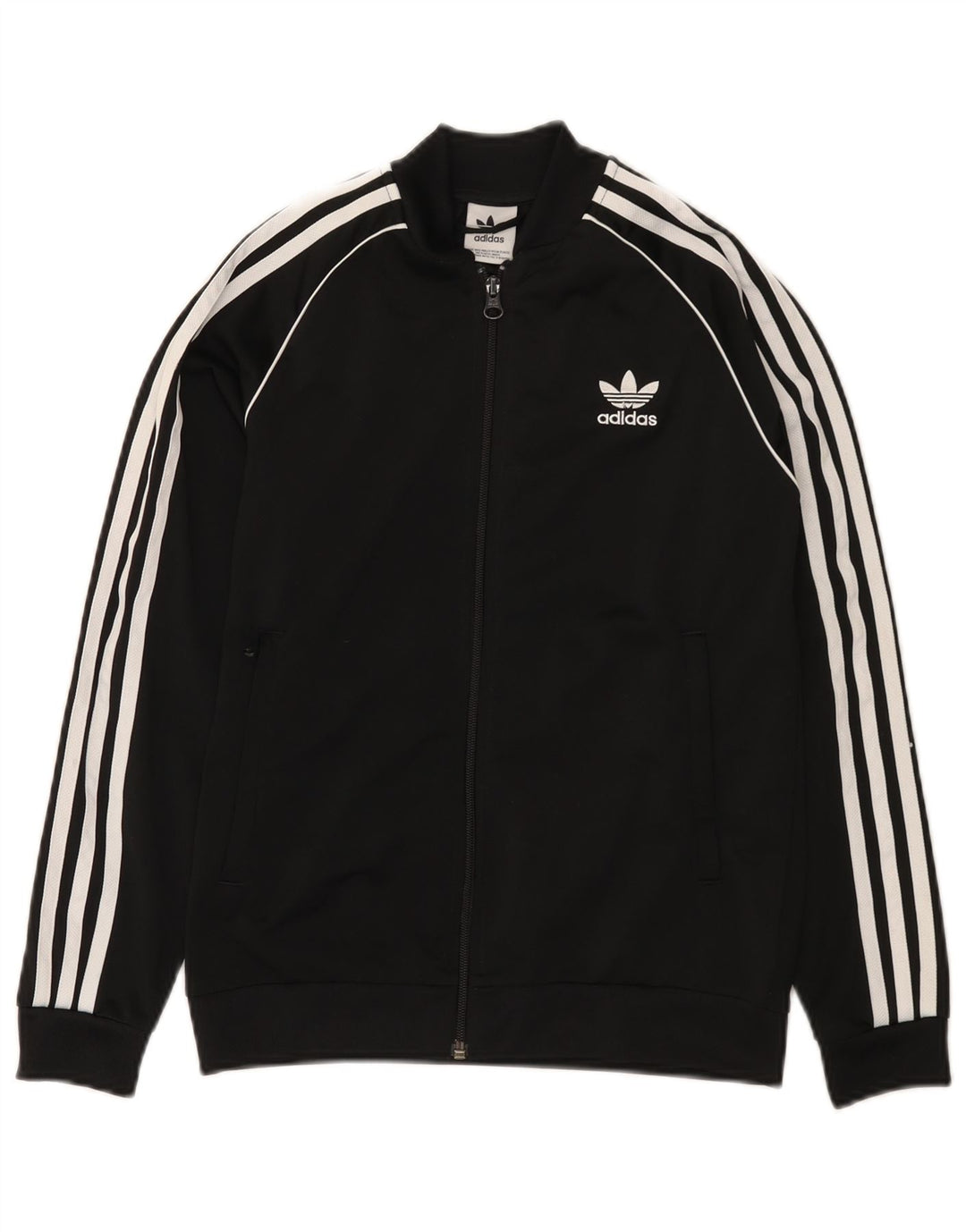 Giacca da tuta da ragazzo Adidas 11-12 anni in poliestere nero