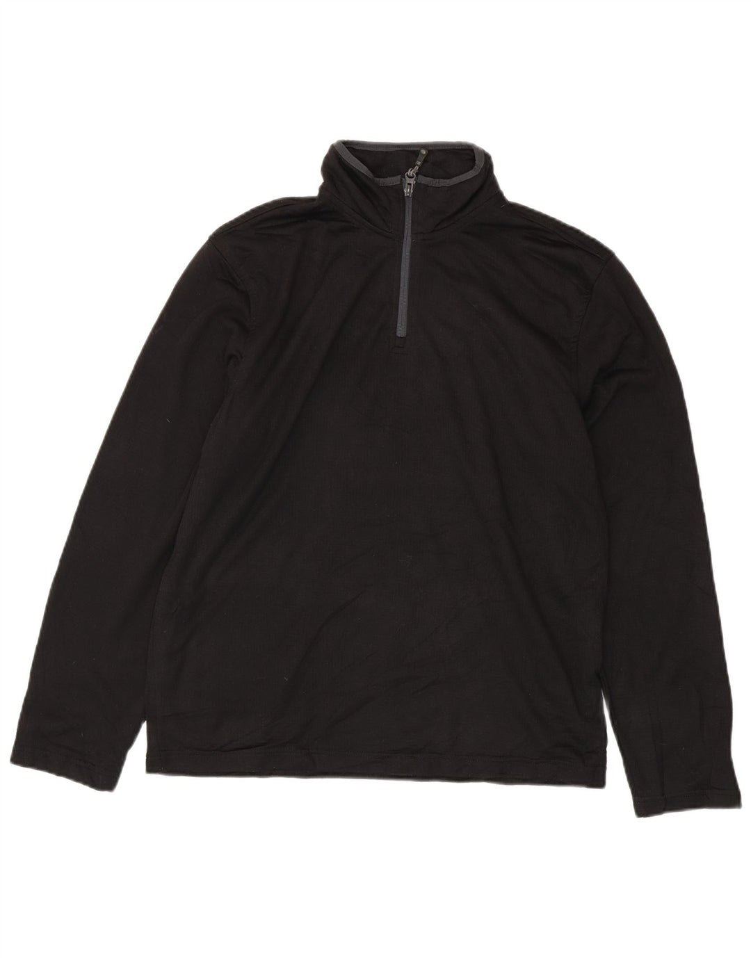 Top da tuta pullover con zip e collo da uomo Starter UK 38/40 medio nero