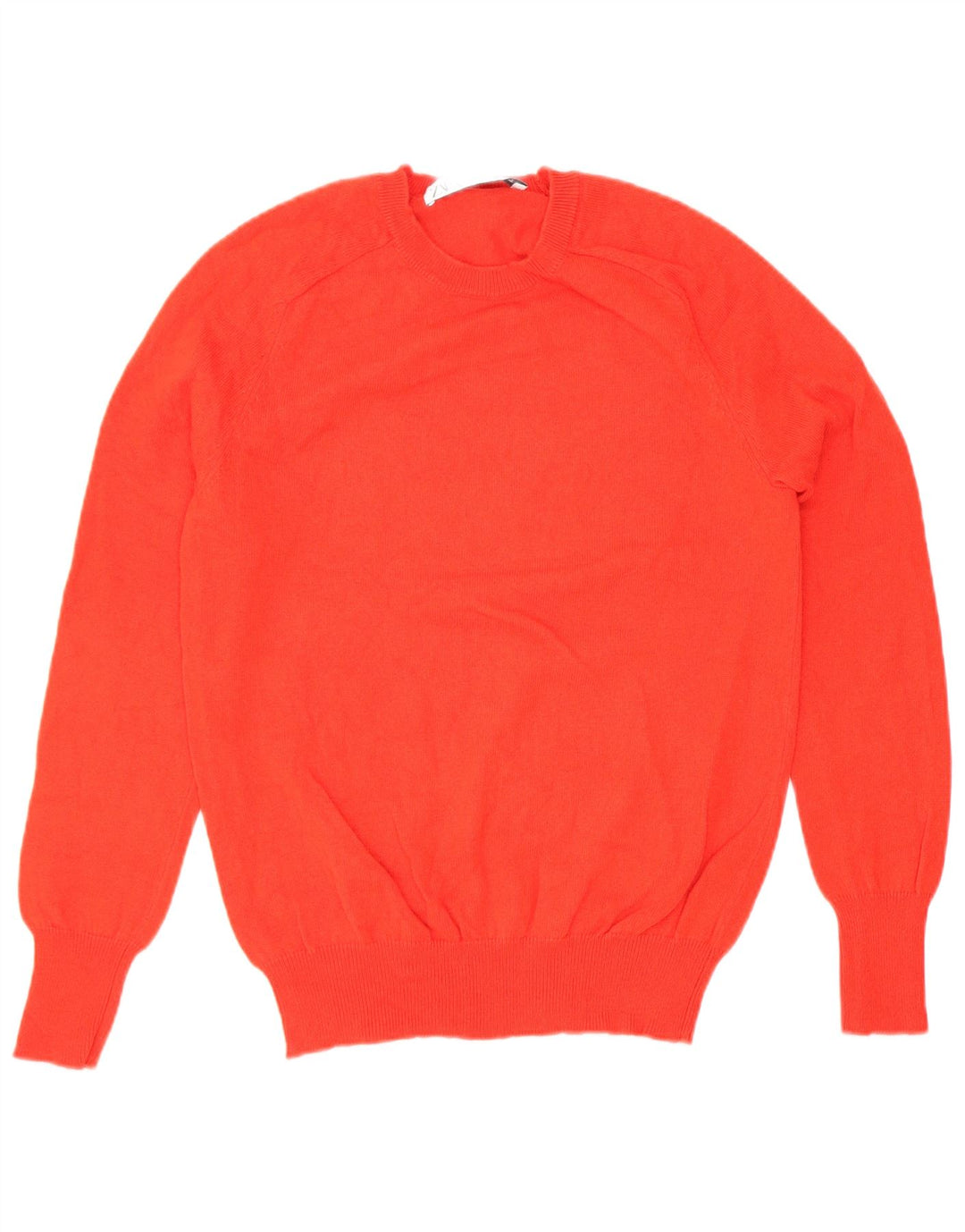 Maglione maglione girocollo da donna Zara UK 10 piccolo rosso lana