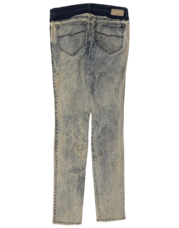 Jeans skinny super slim regolari da donna Diesel Skinzee W29 L32 cotone blu