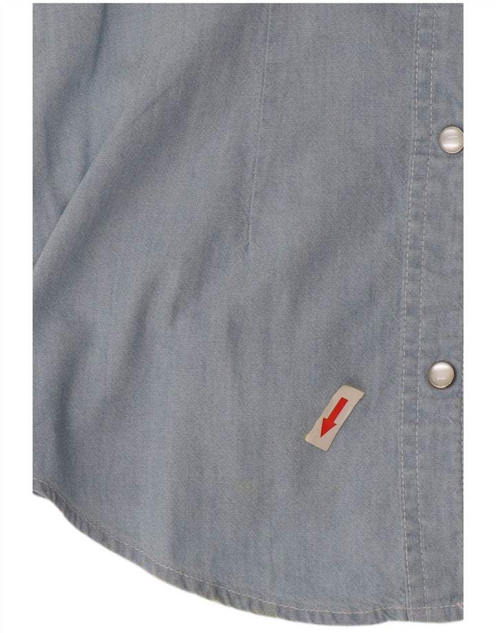 Camicia senza maniche da donna Lee UK 10 piccola blu