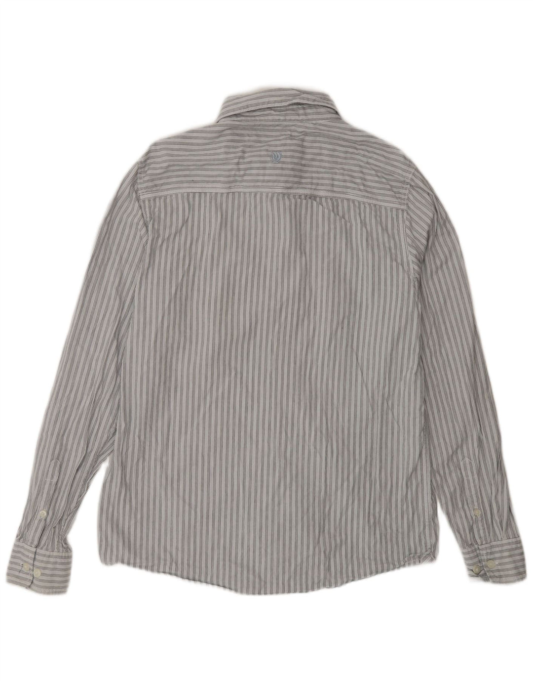 Camicia da uomo Fat Face in cotone a righe blu medio