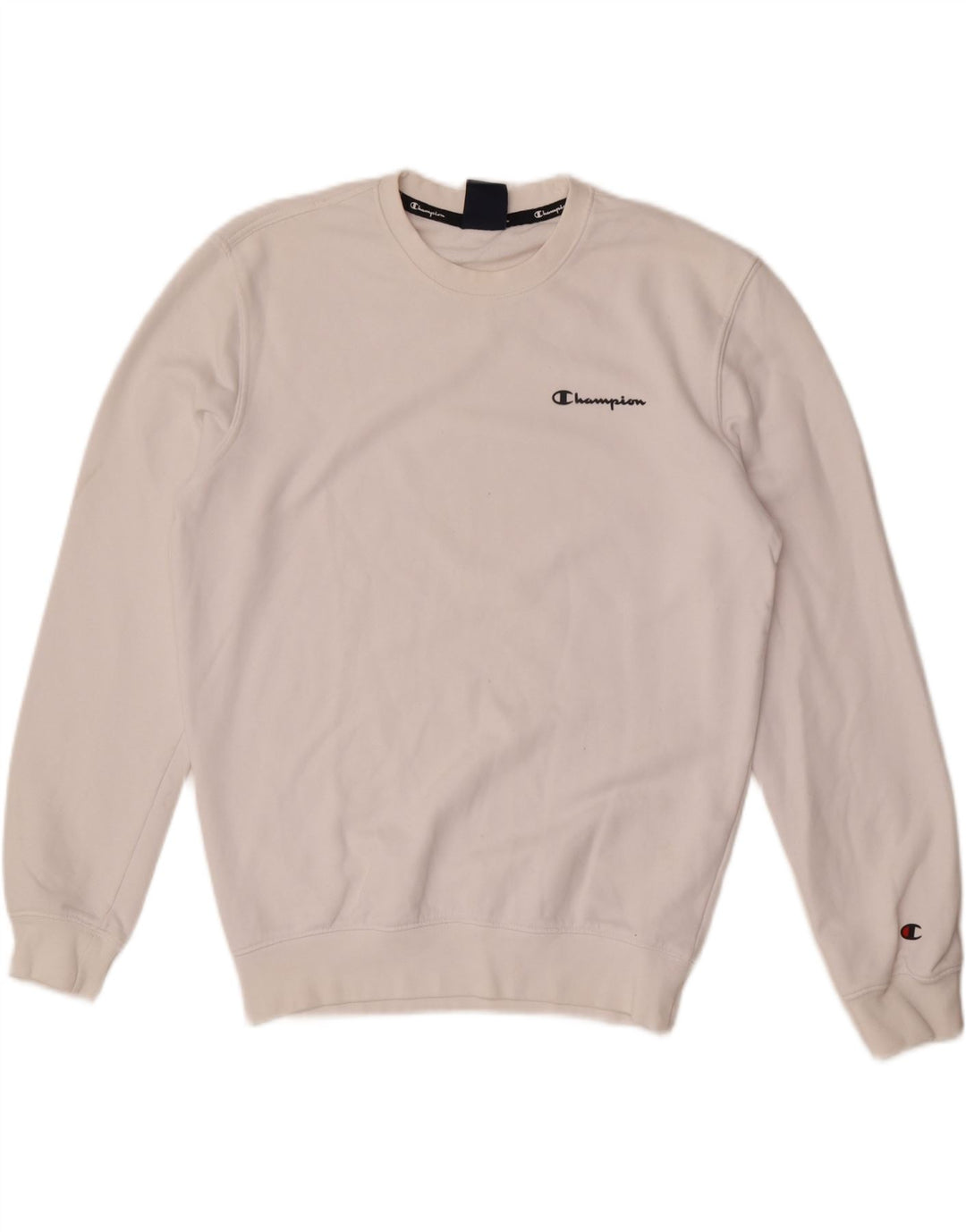 Felpa da uomo Champion Small in cotone bianco