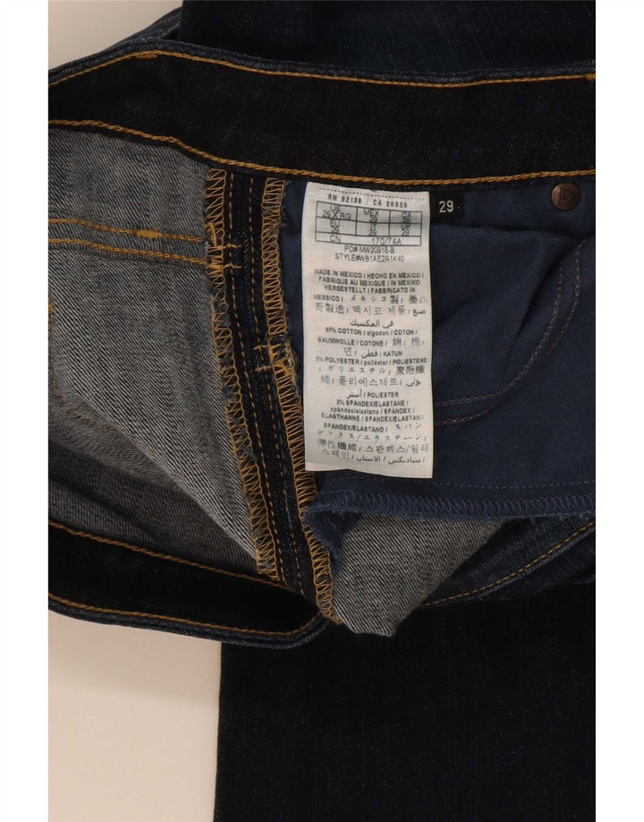 Jeans Bootcut bassi da donna Guess W29 L33 cotone blu navy