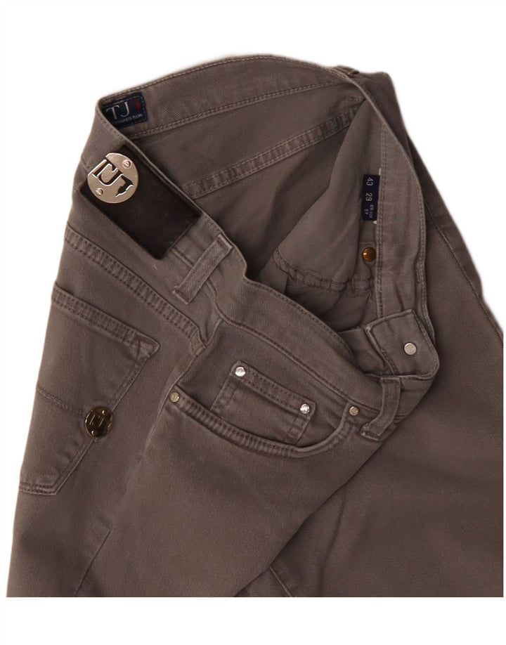 Pantaloni Casual Dritti Donna TRUSSARDI W27 L31 Grigi