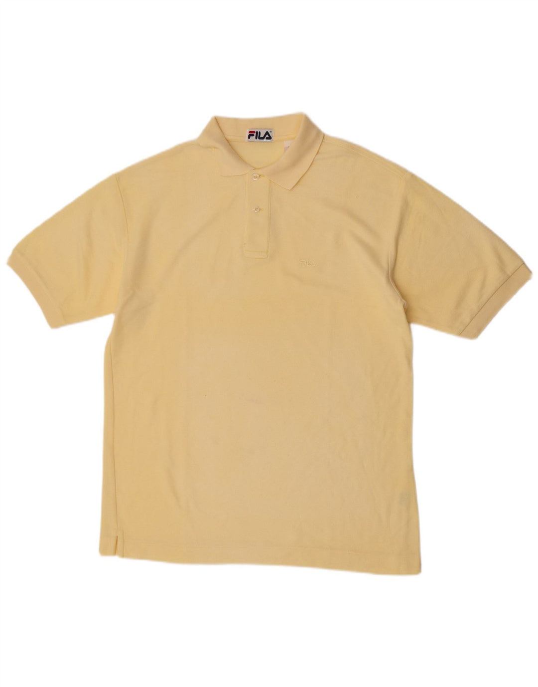 Polo Uomo Fila IT 48 Cotone Giallo Medio