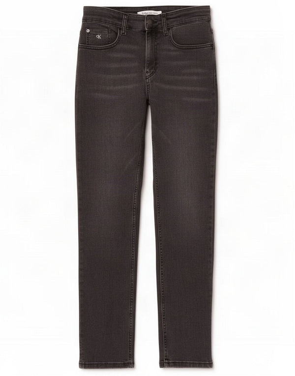 Calvin Klein Womens Slim Jeans UK 14 Medium W30 L30 Grey Cotton