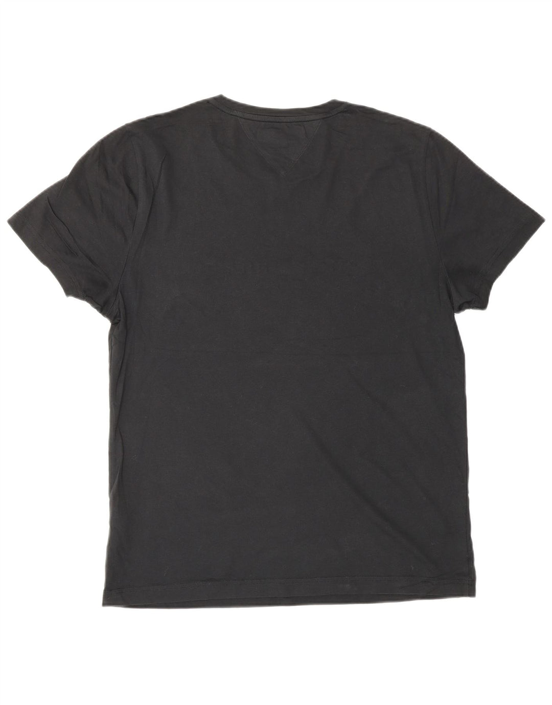 T-shirt grafica da uomo Tommy Hilfiger Top in cotone nero medio