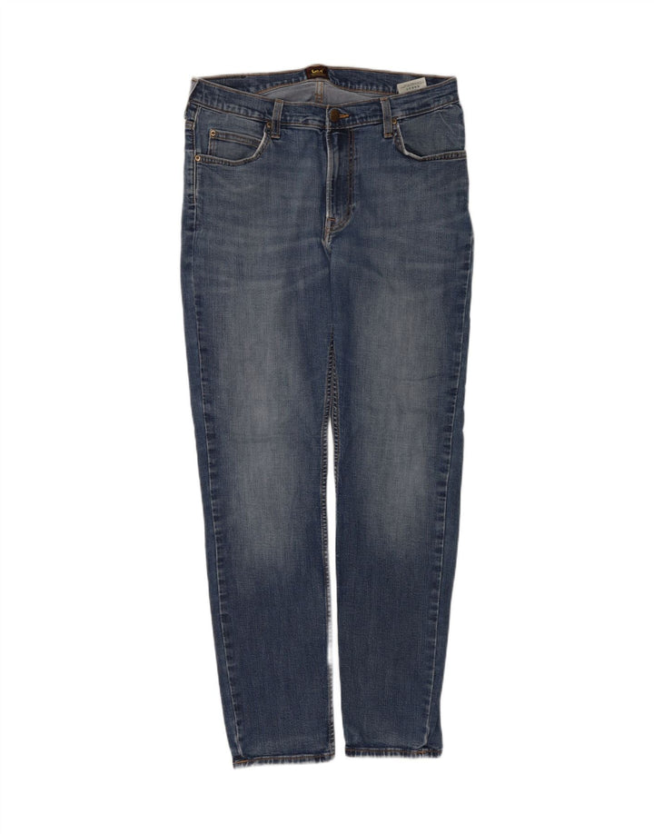 Jeans slim Lee Rider da uomo W33 L32 in cotone blu
