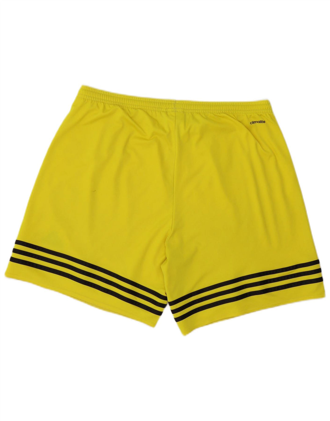 Pantaloncini sportivi Adidas Climalite da uomo di grandi dimensioni in poliestere giallo