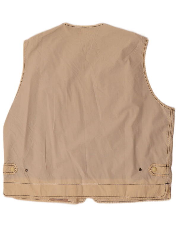 Think Pink Mens Utility Gilet UK 42 XL Beige