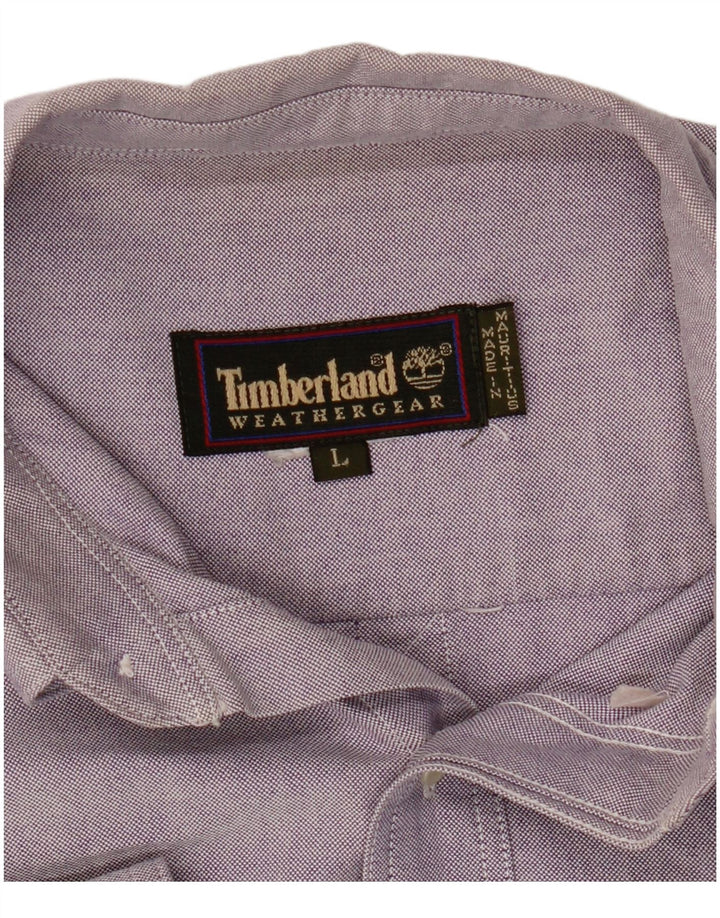 Camicia Timberland Weathergear da uomo grande viola